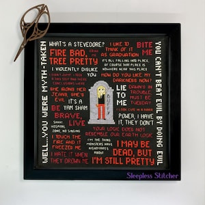 PDF Cross Stitch Pattern - What Would Buffy Say?