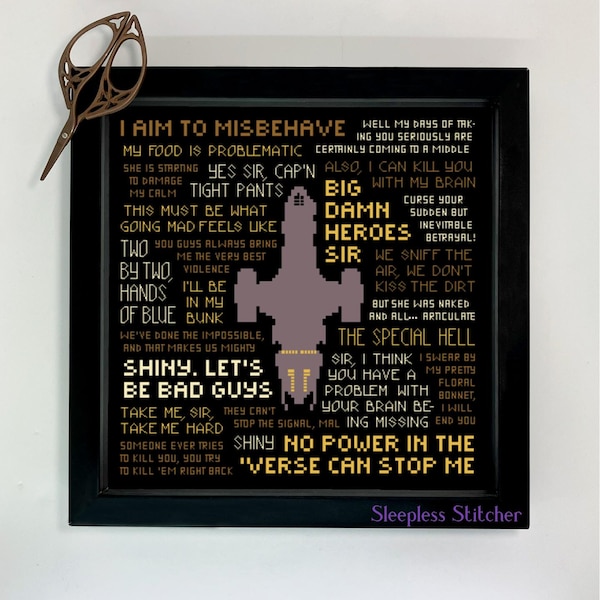 PDF Cross Stitch Pattern - Language of the Verse