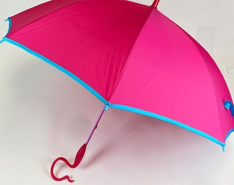 Solid Red with Self Balancing Handle Umbrella