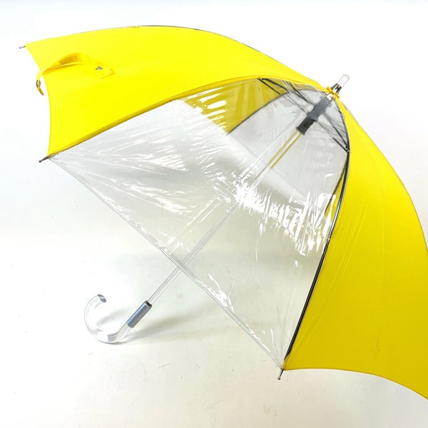 Alternating PVC Clear Umbrella