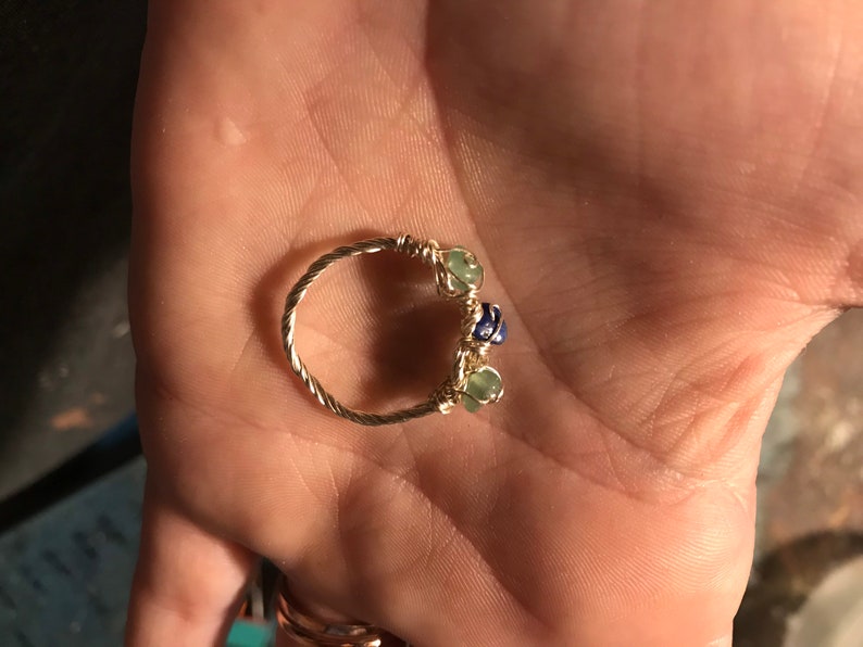 Heart and Throat Chakra ring