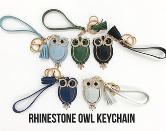 Owl Keychains | Big Eye Owl Keychains | Keychain Wristlet | Decorative Keychains