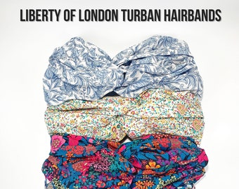 Liberty London Turban Headband | Women's Headband | Twist Headband | Turban Headband | Handmade