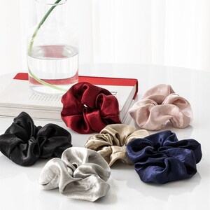 Satin Hair Ties | Hair Scrunchie | Womens Hair Accessory | Hair Ties | Womens Scrunchies