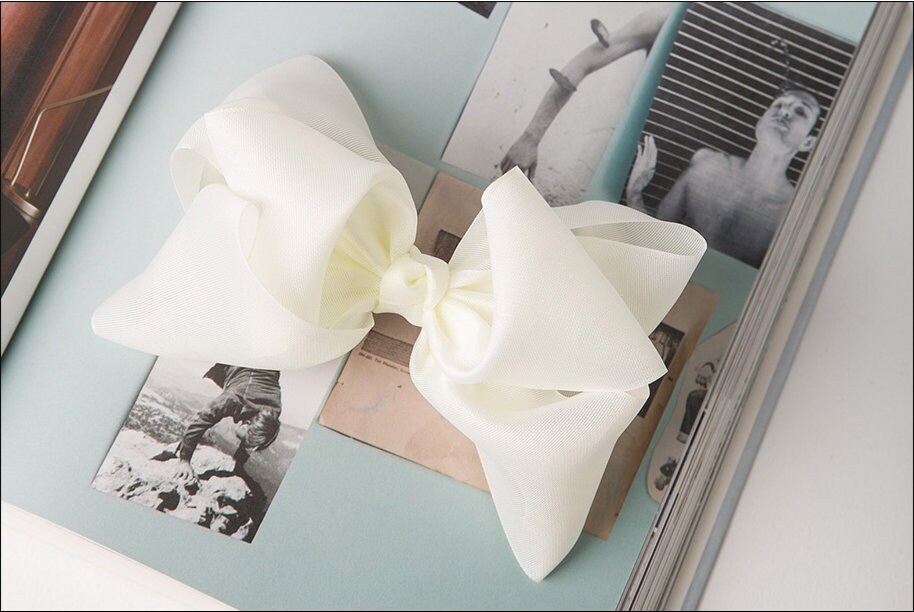 Big Ribbon Hair Clip Ribbon Hair Clip Hair Clip for Women Etsy