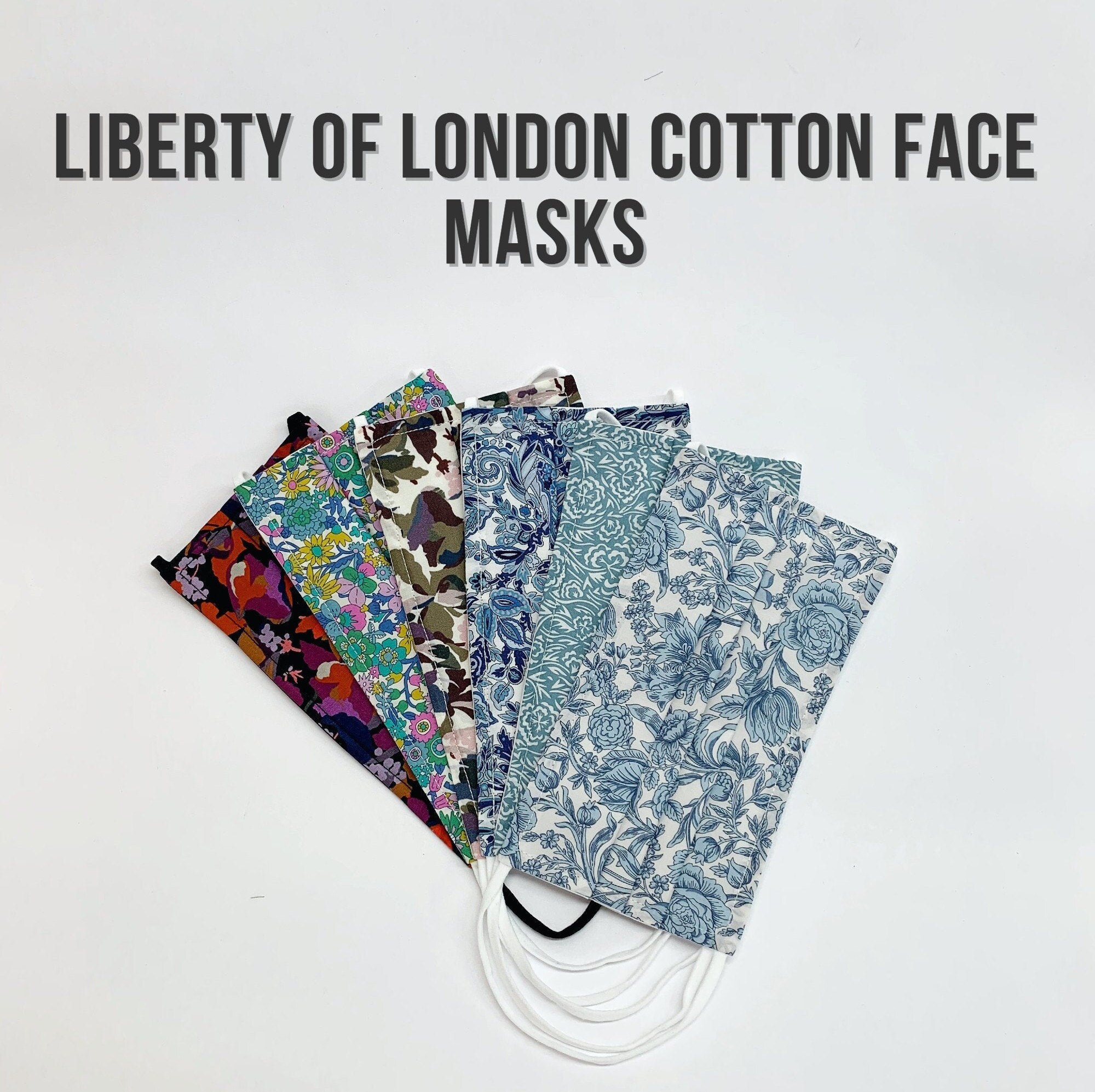 Liberty of London Face Mask | Liberty Fabric Face Mask | Pleated Desi…