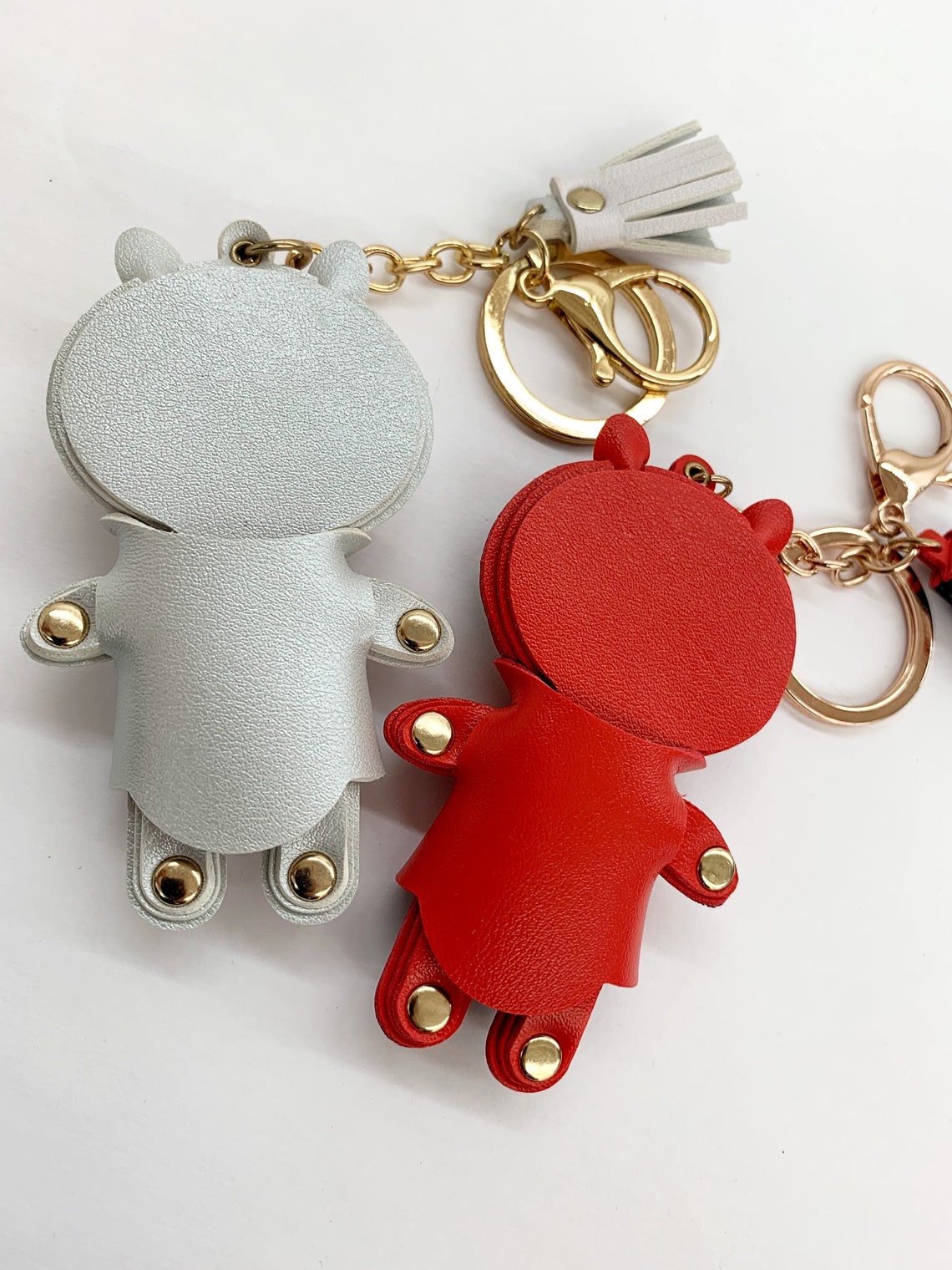 Rhinestone Bear Keychain Decorative Keychains Keychain Etsy