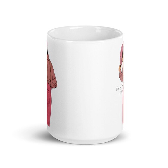 Dallas Cowboys White glossy mug