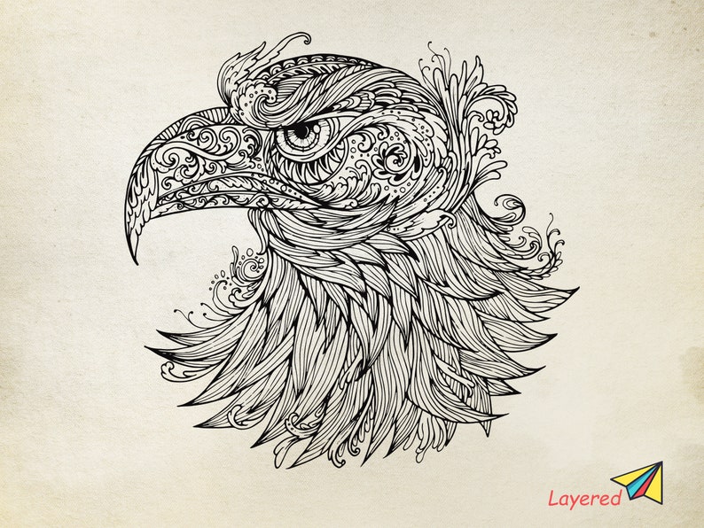 Free Free 248 Layered Eagle Mandala Svg SVG PNG EPS DXF File