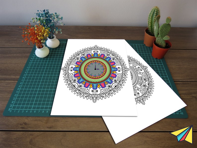 Free Free Mandala Clock Svg 45 SVG PNG EPS DXF File