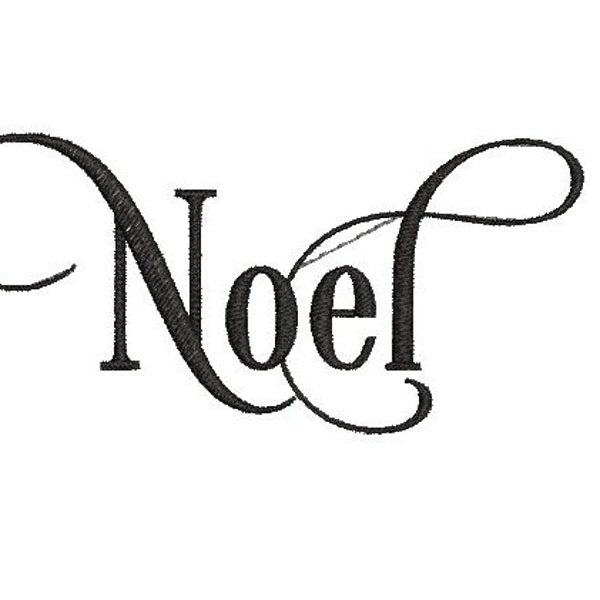 Weihnachten, "NOEL", Christmas, Stickdatei,