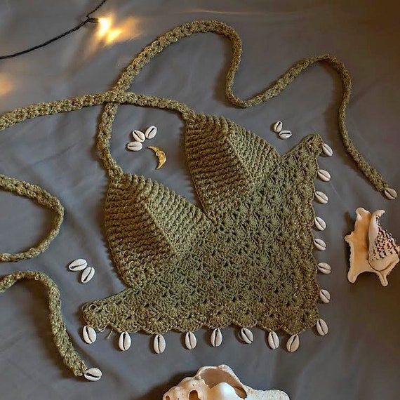 Crochet bralette pattern, Crochet top pattern, Top Pattern, PDF file –  Neides-Boutique