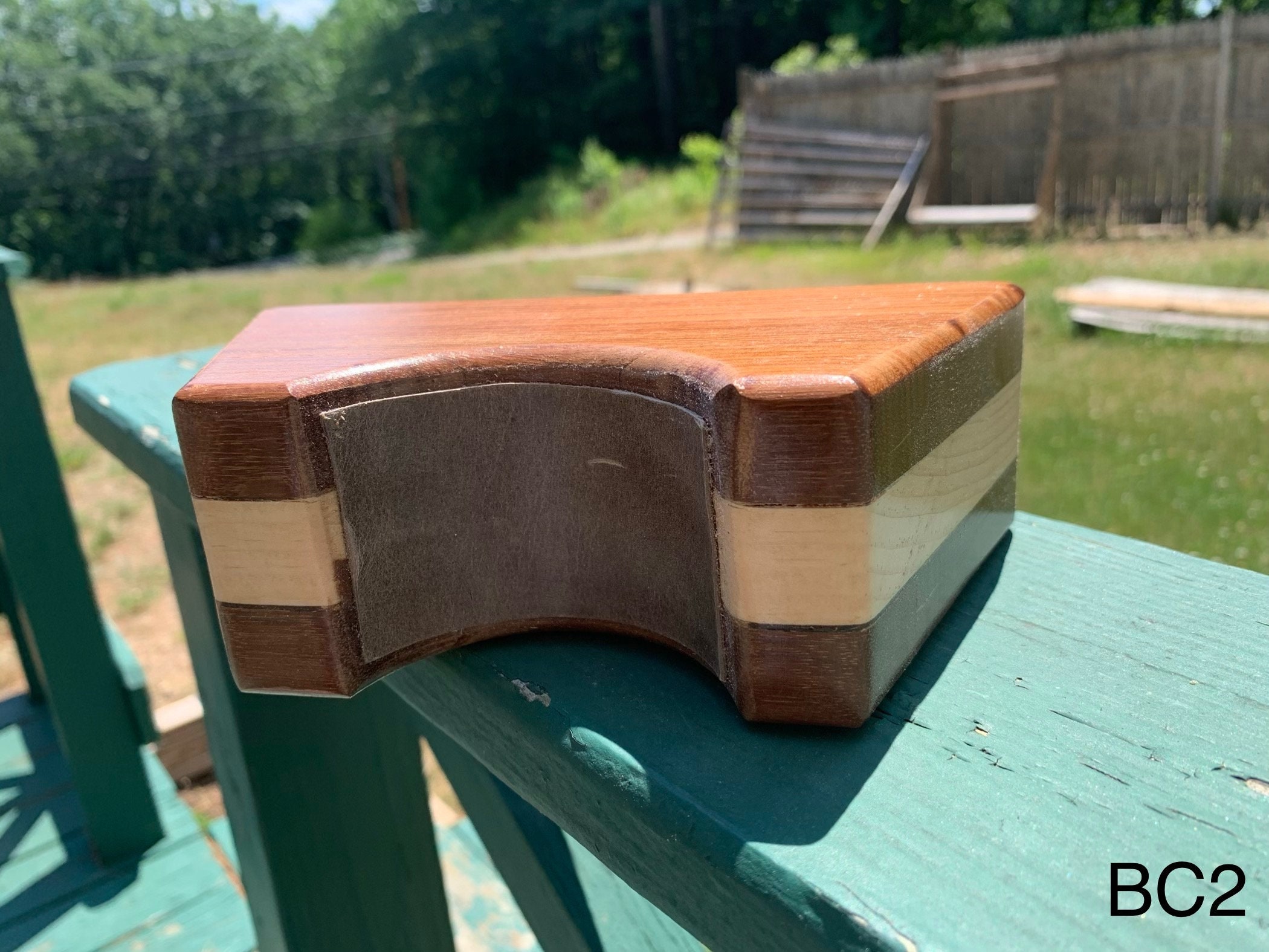 Handmade Wood and Leather Electric Guitar Neck Rest Etsy