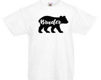 Kinder T-Shirt "Bruder-Bär"