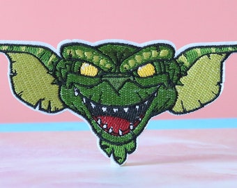 Gremlin Patch: Embroidered Iron-On Applique