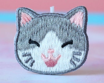 Chi's Sweet Home Embroidered Cat Patch - Iron On Applique