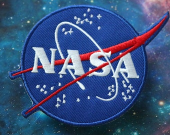 NASA badge embroidered patch,Space, iron on patch,embroidered,edge burn out,Applique