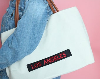 Toppa di Los Angeles: applicazione termoadesiva ricamata