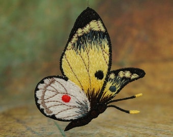 Butterfly Embroidered Sew On Patch: DIY Applique