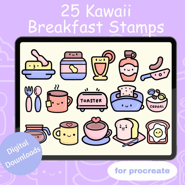 Kawaii Breakfast - Etsy