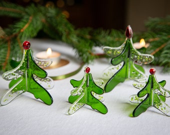 Christmas 2025 decor, Family Gift Ideas, Fused glass tree, PRE-ORDER