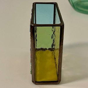 Stained glass Dog memorial gift, Golden Retriever, Labrador decor, Fused glass art image 7