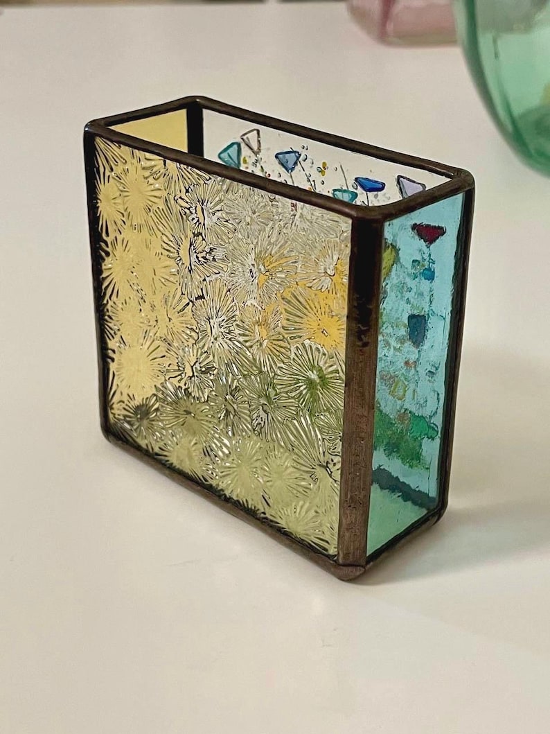 Stained glass Dog memorial gift, Golden Retriever, Labrador decor, Fused glass art image 5