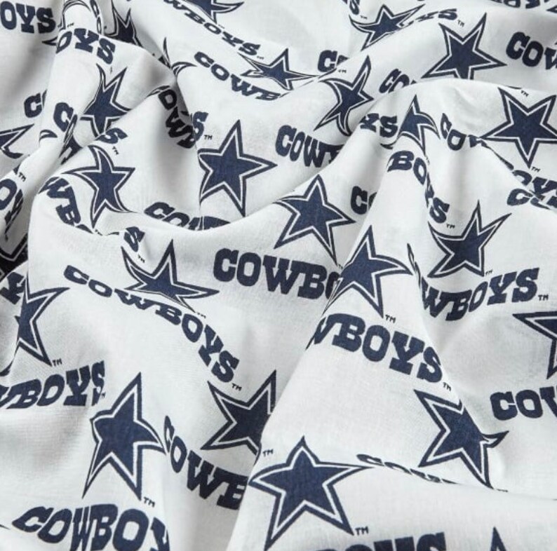 9 x 58 NFL Dallas Cowboys Cotton Fabric Excellent for Etsy