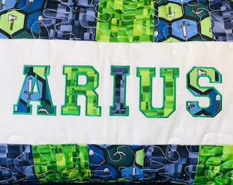 Personalized Pillow; Kids Name pillow; Minky pillow; Sleepover Pillow; Huggy pillow;