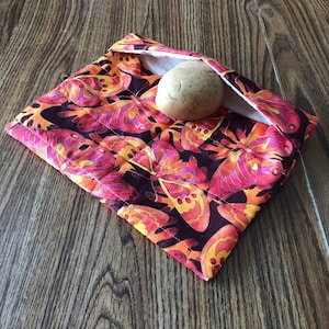 Microwave Potato Bag | Two Sizes Available | Tortilla, Bun & Bread Warmer | Butterfly Veggie Pouch