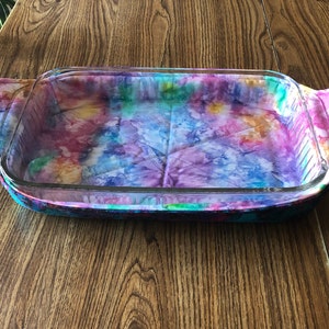 Casserole Cozy for 9 X 13 bakeware | Tie-Dye Serving Casserole Cozy