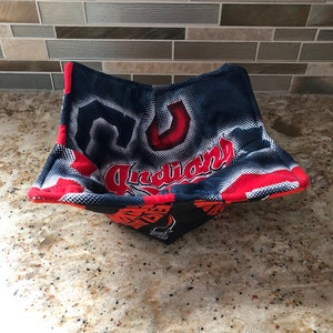 Magnetronkom gezellig | Cleveland Browns & Indians | Komhouder voor warm of koud | Omkeerbaar, herbruikbaar en wasbaar
