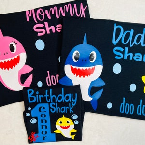 Baby Shark Birthday| Matching Family Baby Shark Shirt | Mommy Shark Shirt | Birthday Shark Boy | Custom Family Birthday Shirts | Do Do Do