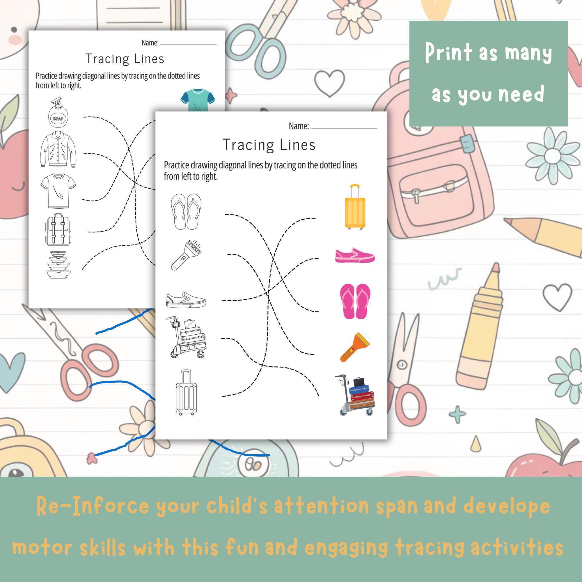 Preschool + Kindergarten Learning Bundle, Printable Activity Worksheets ...