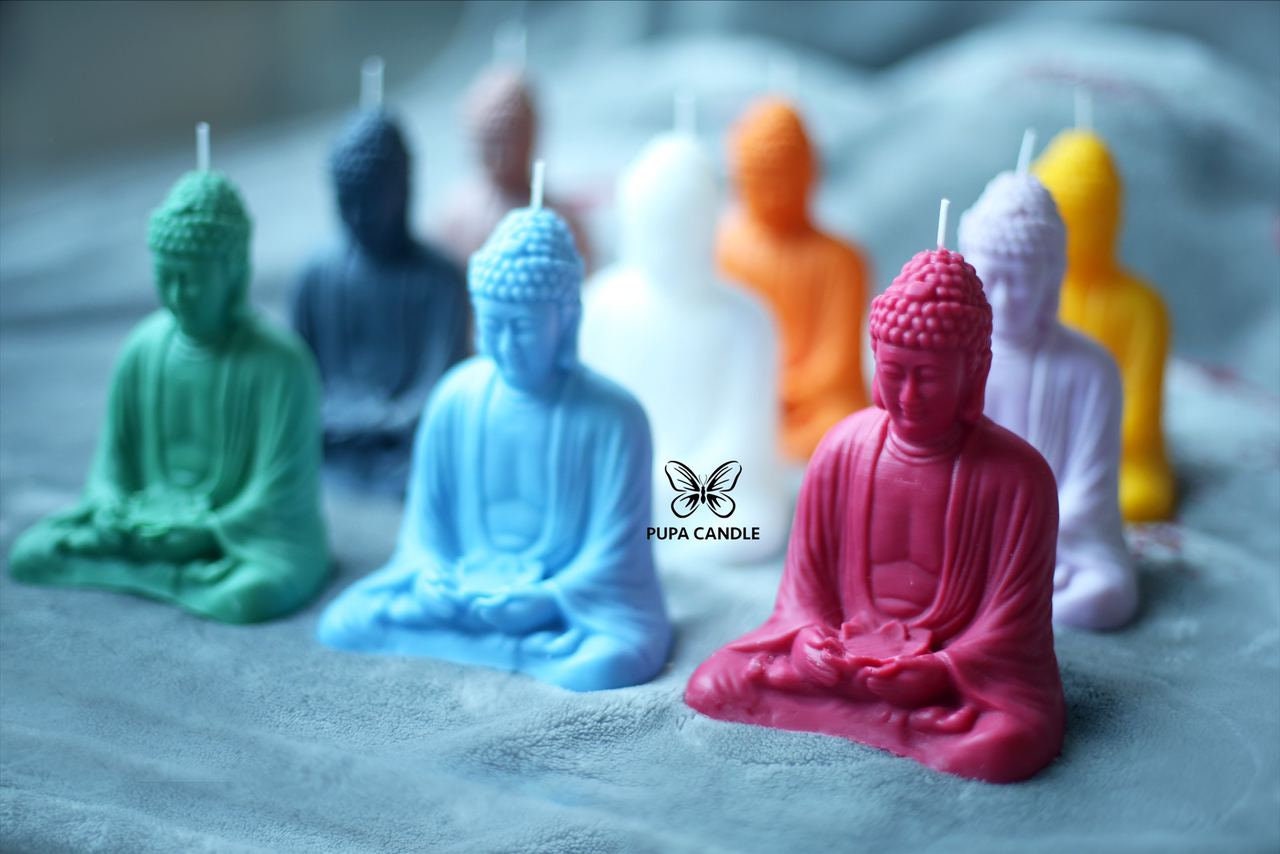 Buddha candle philosopher candle Buddhism Shrine Altar Etsy