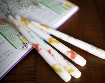 Easter candle, Easter decor, Easter candlestick, Spring candle, Rabbit candle, Taper candle, Dinner candle, Easter gift