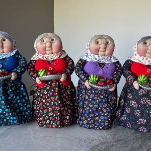 Yalda Shah bibi, Yalda decoration , Persian decoration, Watermelon & pomegranate , Yalda gift nane sarma doll ,  شب یلدا, made in UK