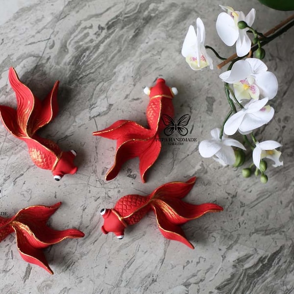 3D goldfish concrete, Haft sin goldfish, Persian New Year,Happy nowruz, haft seen fish ,Sofreh Haftseen,Persian, Mowruz decoration