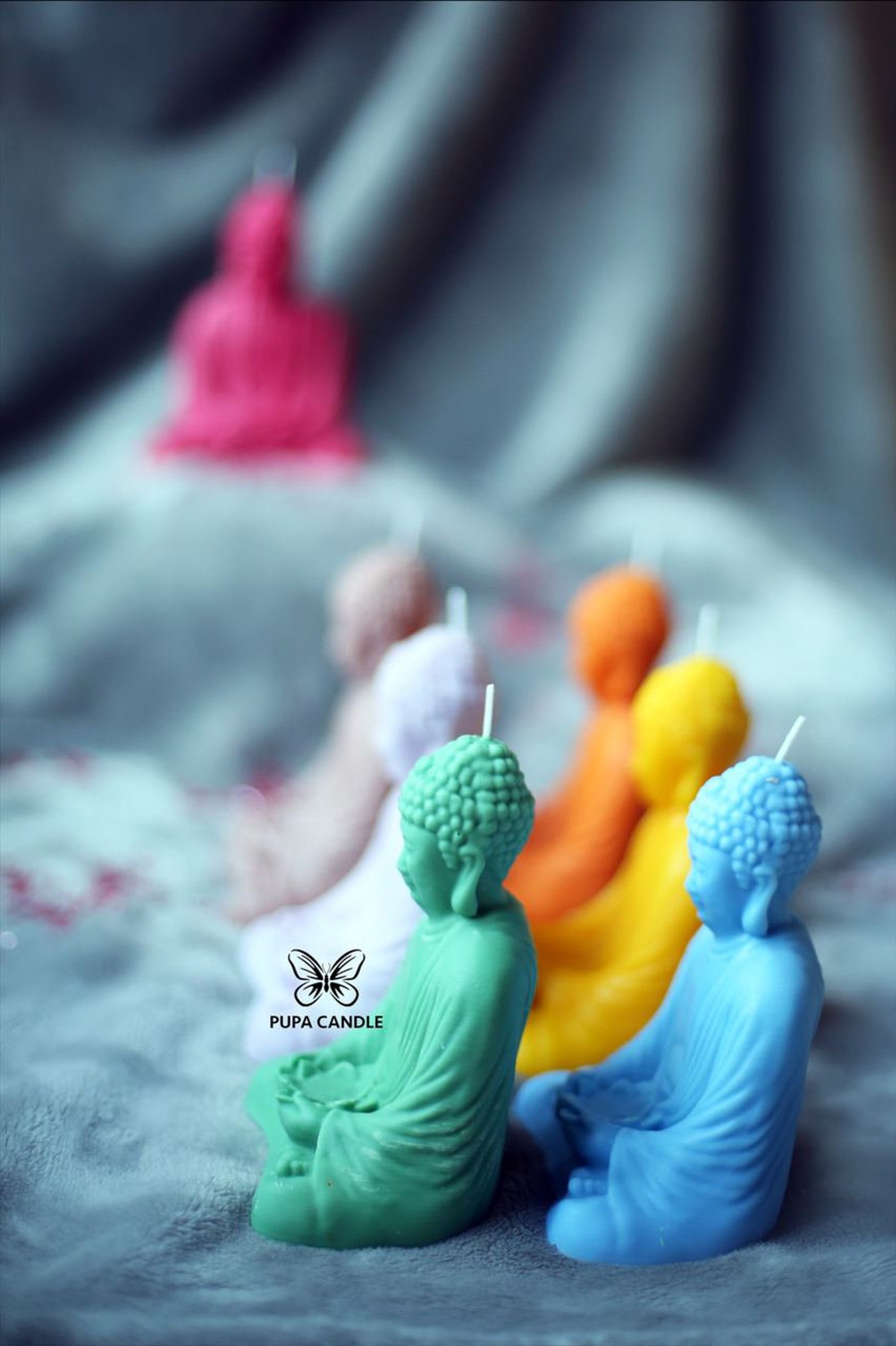 Buddha Candle Philosopher Candle Buddhism Shrine Altar Etsy UK