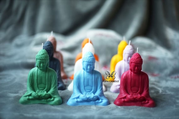 Buddha Candle Philosopher Candle Buddhism Shrine Altar Yoga