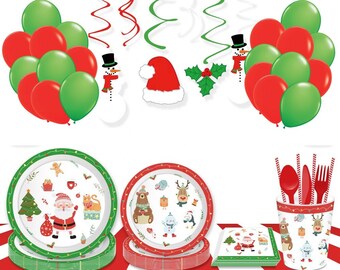 Platos Vajillas NavideÃ±as Walmart Set Vajilla Navideña Adornos