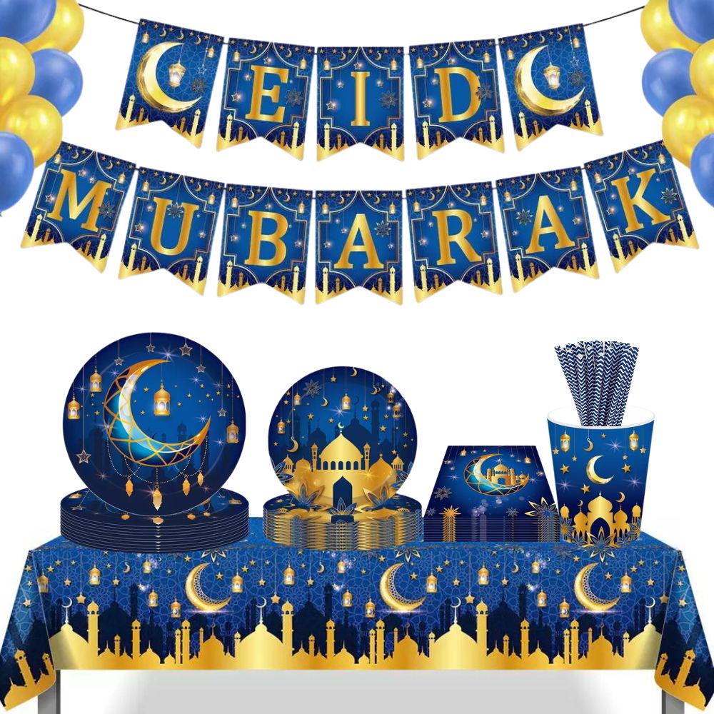 Eid Mubarak - Honeycomb decoratie (3 stuks