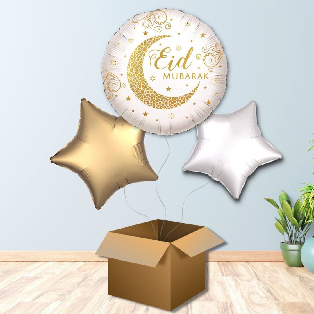 Eid Mubarak Balloon Bouquet, Eid Balloon Bouquet Delivered via Next Day
