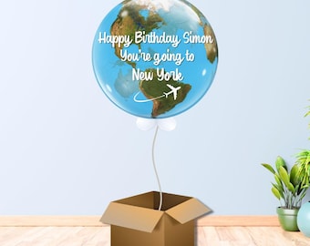 Surprise Holiday Reveal Balloon Delivered On a date of your choice | Surprise Holiday Balloon Gift | Holiday Reveal Balloon In A Box