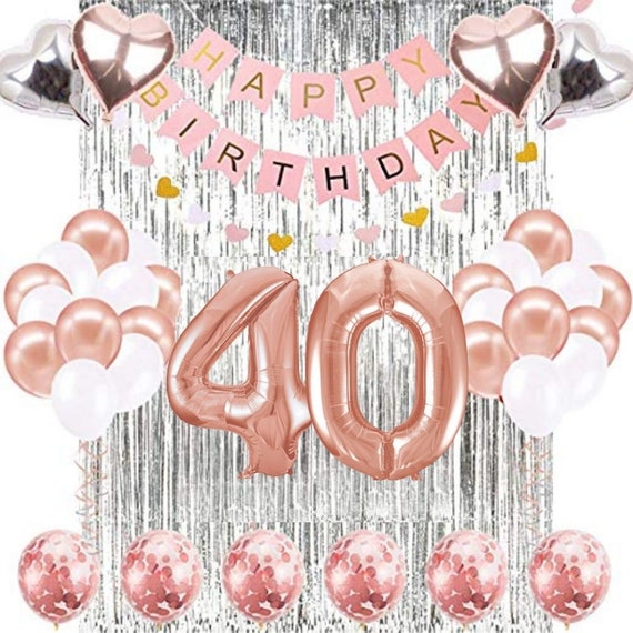 Decoración 40 Cupleaños Ujer Orada,Decoración Cupleaños 40 Años