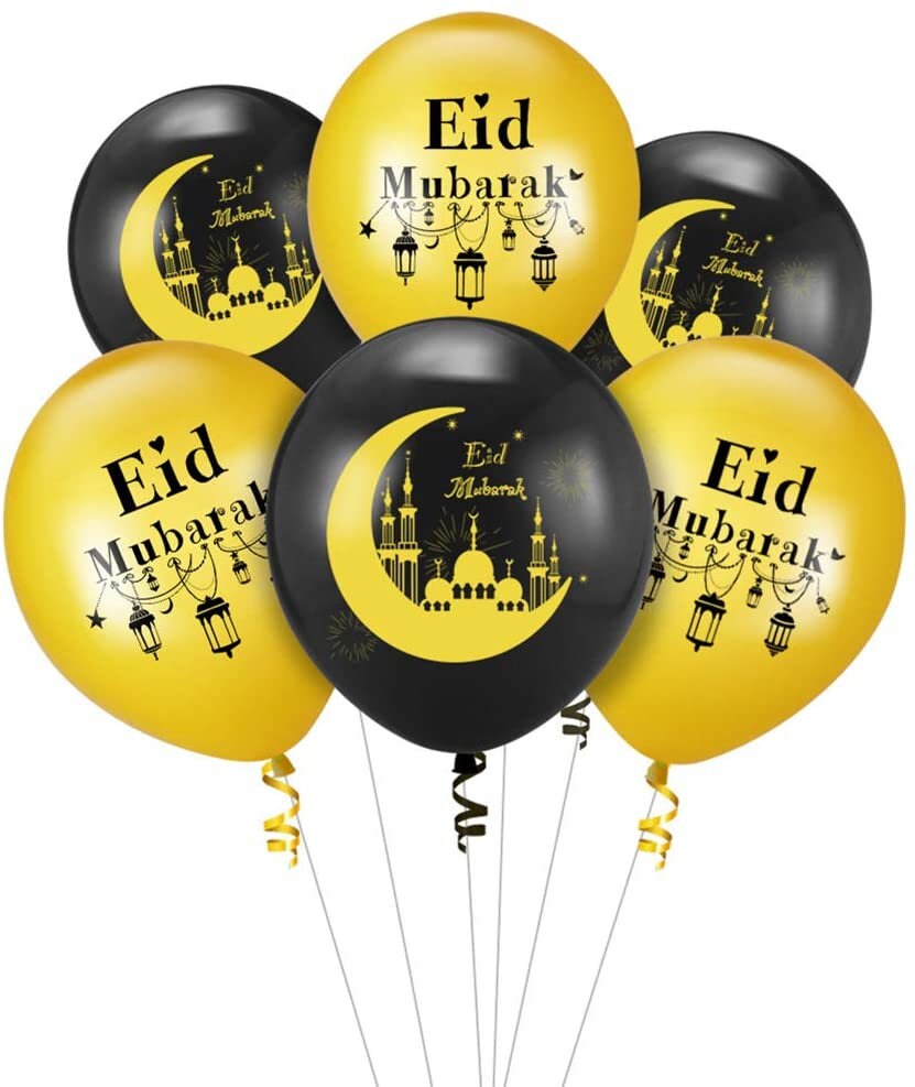 Eid Decorations Eid Mubarak Balloons Happy Eid Balloons | Etsy UK