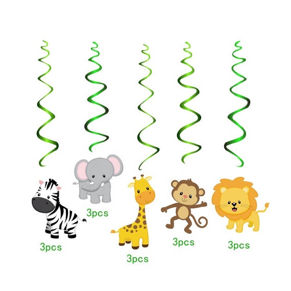 Jungle Theme Birthday Banner Jungle Party Decorations 