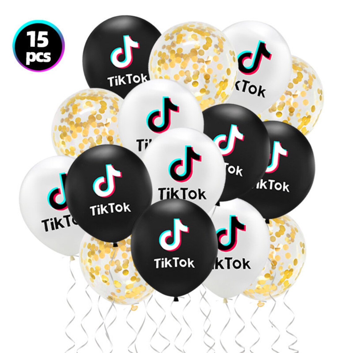 TikTok Balloons TikTok Birthday Balloons TikTok Theme Etsy