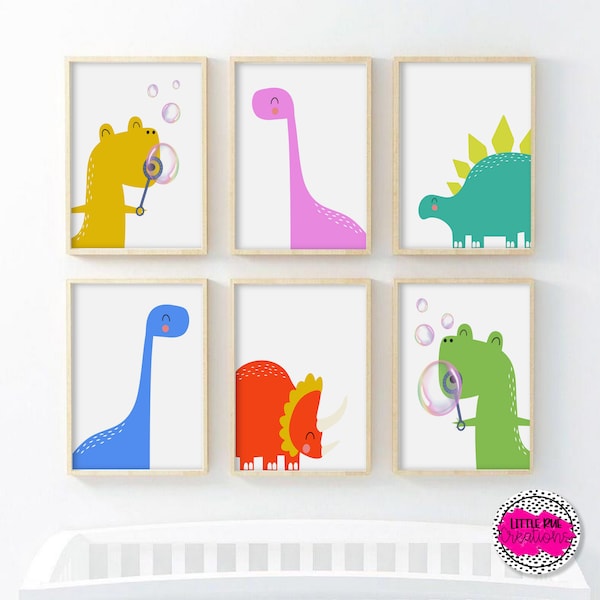 Dinosaur Nursery Prints - Etsy