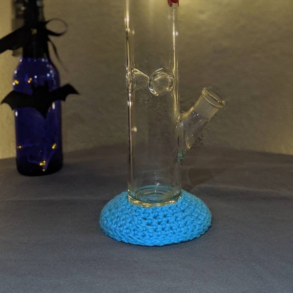 Flat Base Glass Cover | bong seat | bong cover *Multiple Colors Available*